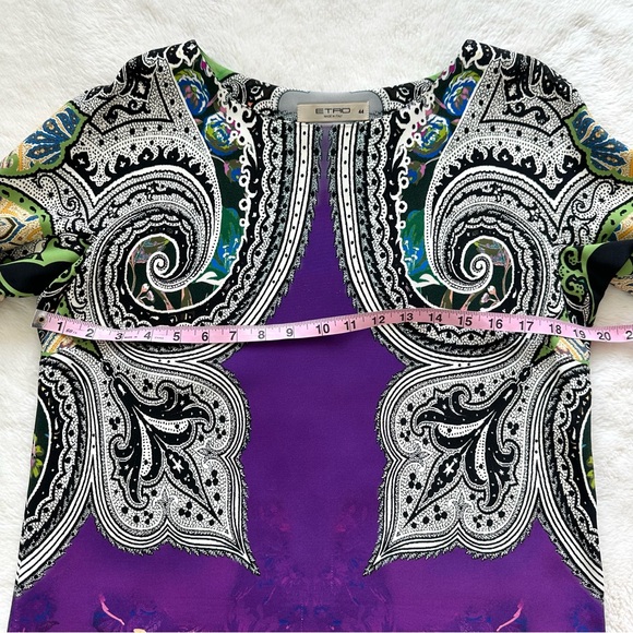ETRO women dress size 44 IT or 6 US Authentic - Picture 6 of 8